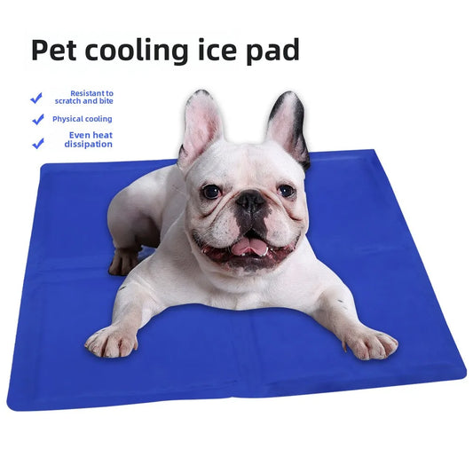 Summer Pet Cooling Mat - Dog & Cat Ice Pad for Heat Relief, Waterproof Cool Bed Mat, Indoor Outdoor Heat Relief, Essential